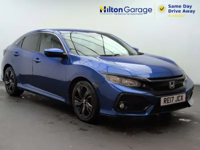 Used Honda Civic SR 129 HP (94 kW) 2017 Blue Hatchback