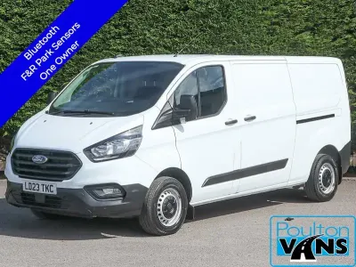 Used Ford Transit Custom 130 HP (95 kW) 2023 Frozen white Van