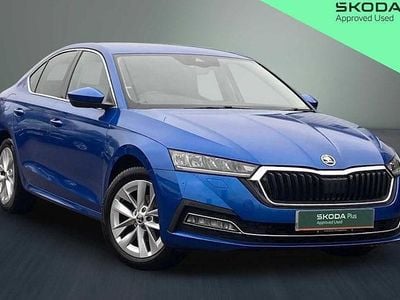 Race blue metallic Used 2021 Skoda Octavia SE L First Edition Hatchback | £15,652 (Fair price)