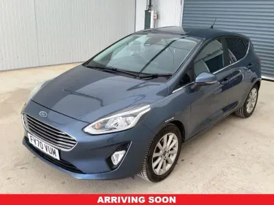 Używany Ford Fiesta Titanium 95 KM (69 kW) 2020 Niebieski Hatchback