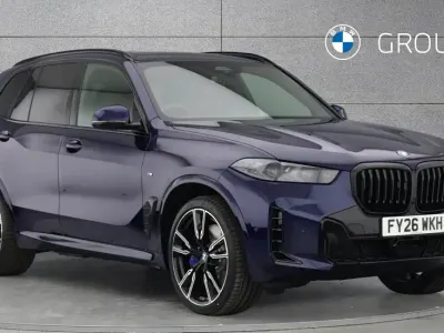 Used BMW X5 M Sport 489 HP (359 kW) 2026 Tanzanite blue SUV