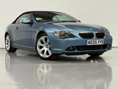 Blue Used 2005 BMW 630 Cabriolet Exclusive Cabriolet | £5,250