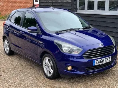 Used Ford Ka Plus Zetec 86 HP (63 kW) 2016 Blue Hatchback