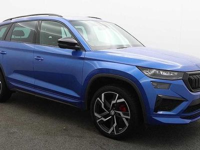Race blue metallic Used 2023 Skoda Kodiaq vRS SUV | £34,990 (Expensive)