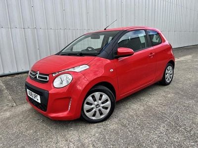 Used Citroën C1 Feel 72 HP (52 kW) 2018 Red Hatchback