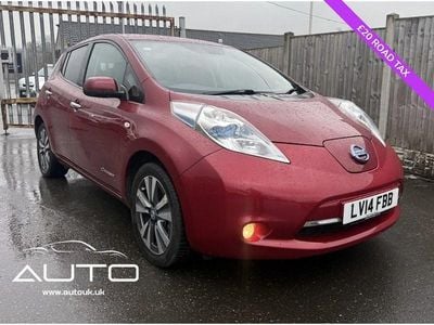 Used Nissan Leaf Tekna 80 kW (109 HP) 2014 Red Hatchback