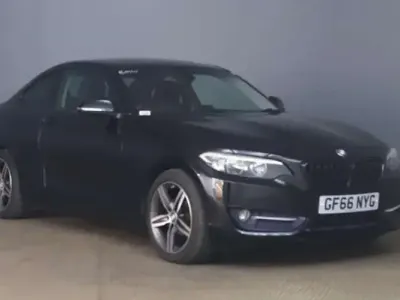 Used BMW 218 Sport Line 150 HP (110 kW) 2016 Black Coupe