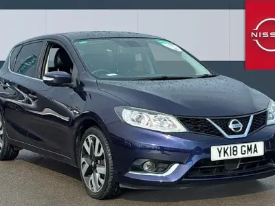 Used Nissan Pulsar Tekna 116 HP (85 kW) 2017 Blue Hatchback