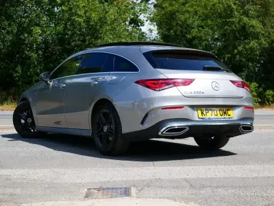 Used Mercedes CLA220 AMG Line Premium Plus 190 HP (139 kW) 2020 Silver Coupe
