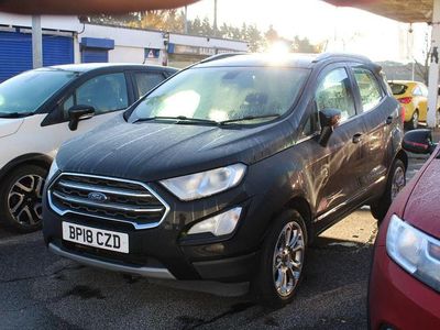 Black Used 2018 Ford Ecosport Titanium SUV | £8,900 (Fair price)