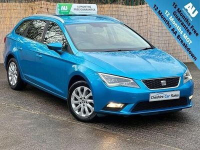 Used Seat Leon Sport 110 HP (80 kW) 2015 Blue Estate