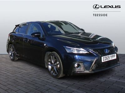 Used Lexus CT200h Sport Line 136 HP (100 kW) 2019 Blue Hatchback