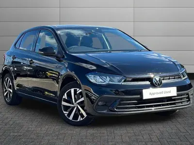 Used VW Polo Match 95 HP (69 kW) 2024 Black Hatchback
