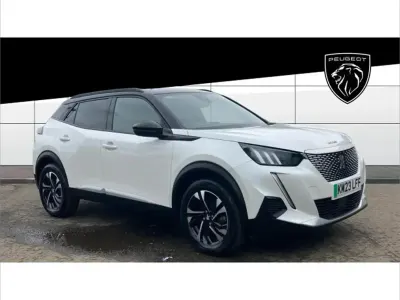 Second-hand Peugeot e-2008 GTi 100 kW (136 CP) 2023 Alb SUV