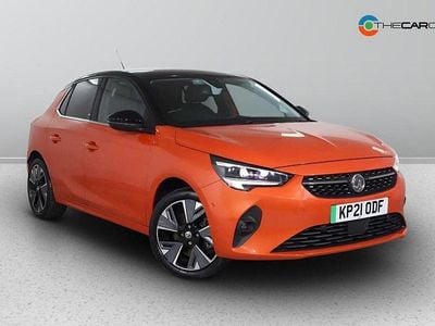 Used Vauxhall Corsa-e Elite 50 kW (68 HP) 2021 Orange Hatchback