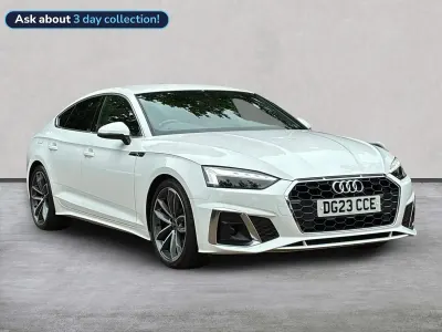 Used Audi A5 Sportback S-Line 163 HP (119 kW) 2023 White Hatchback