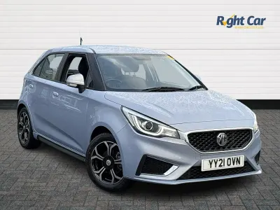 Used MG MG3 Exclusive 106 HP (77 kW) 2021 Silver Hatchback