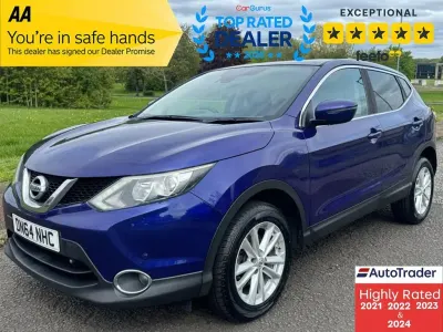 Used Nissan Qashqai Acenta Premium 110 HP (80 kW) 2014 Blue SUV