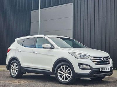 Used Hyundai Santa Fe Premium 197 HP (144 kW) 2014 White SUV
