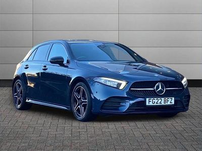 Blue Used 2022 Mercedes A200 AMG Line Premium Hatchback | £22,897 (A bit pricey)
