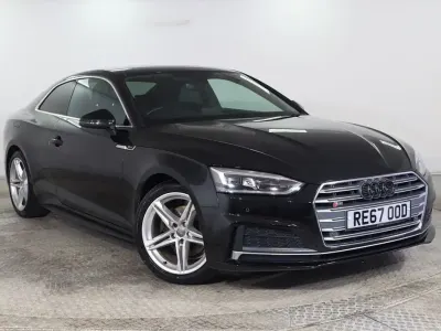 Used Audi A5 S-Line 190 HP (139 kW) 2017 Black Coupe