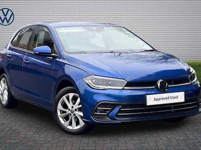 Used VW Polo Style 95 HP (69 kW) 2023 Blue Hatchback