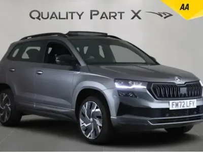 Begagnad Skoda Karoq SportLine 150 HK (110 kW) 2022 Grå SUV