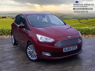 Used Ford C-MAX Titanium 120 HP (88 kW) 2015 Red MPV