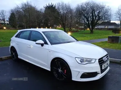 Used Audi A3 S-Line 2015 White Hatchback