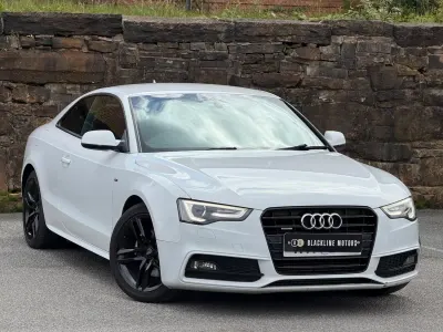 Used Audi A5 S-Line 177 HP (130 kW) 2014 White Coupe