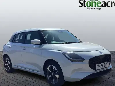 New Suzuki Swift 82 HP (60 kW) 2026 White Hatchback