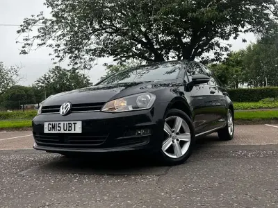 Used VW Golf VII Match 122 HP (89 kW) 2015 Black Hatchback