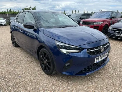 Used Vauxhall Corsa Elite 100 HP (73 kW) 2020 Blue Hatchback