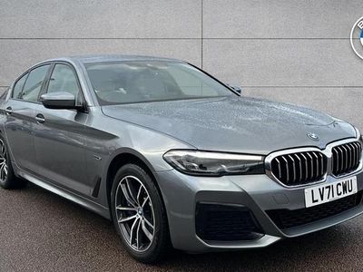 Used BMW 530e M Sport 288 HP (211 kW) 2022 Blue Sedan