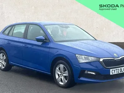 Used Skoda Scala SE 94 HP (69 kW) 2023 Blue Hatchback
