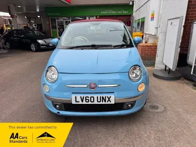 Used Fiat 500C Lounge 2010 Blue Cabriolet