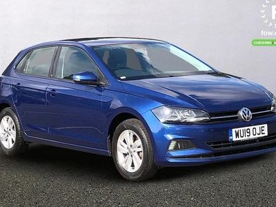Blue Used 2019 VW Polo SE Hatchback | £13,899 (Fair price)
