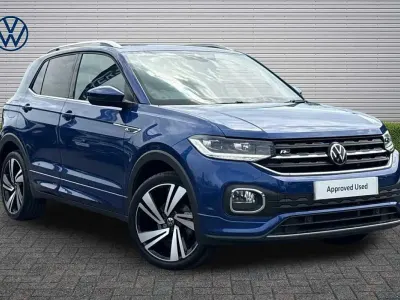 Used VW T-Cross R-line 110 HP (80 kW) 2022 Blue SUV