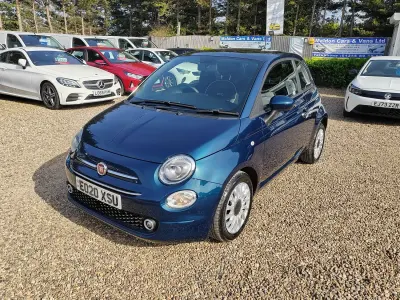 Used Fiat 500 Lounge 70 HP (51 kW) 2020 Blue Hatchback