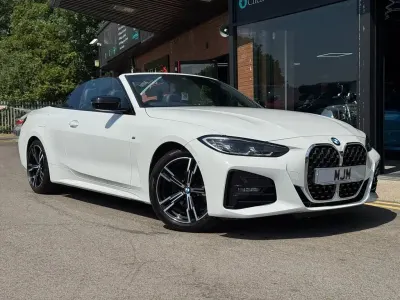 Used BMW 420 M Sport 184 HP (135 kW) 2021 White Cabriolet