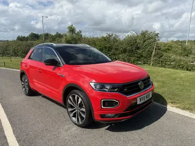Used VW T-Roc R-line 150 HP (110 kW) 2021 Red SUV