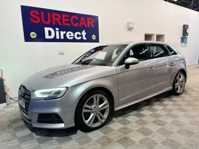Used Audi A3 S-Line 190 HP (139 kW) 2016 Silver Hatchback