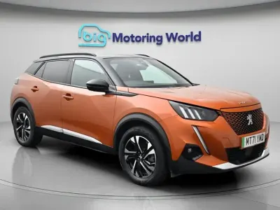Used Peugeot e-2008 GT 100 kW (136 HP) 2021 Orange SUV