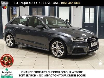 Grey Used 2019 Audi A3 Sportback S-Line Hatchback | £14,770 (Fair price)