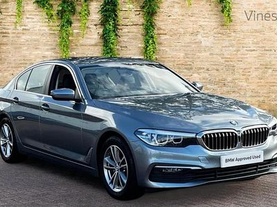Used BMW 520 Sport Line 181 HP (133 kW) 2019 Blue