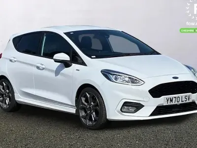 Used Ford Fiesta ST-Line 125 HP (91 kW) 2020 White Hatchback