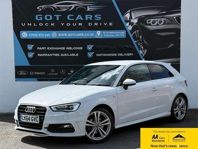 Used Audi A3 S-Line 125 HP (91 kW) 2014 White Hatchback