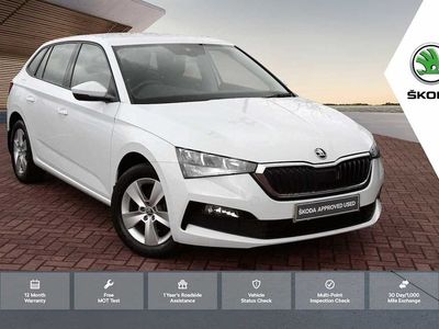 Used Skoda Scala SE 115 HP (84 kW) 2020 White Hatchback
