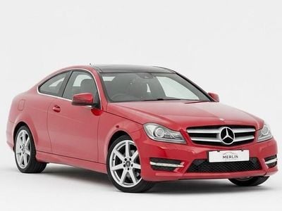 Used Mercedes C220 AMG 170 HP (125 kW) 2013 Red Coupe