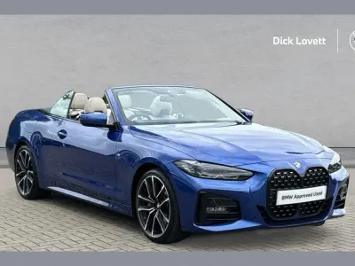 Used BMW 420 M Sport 181 HP (133 kW) 2023 Blue Cabriolet